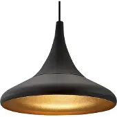 Bamyum Paladin Metalen Hanglamp Ø35cm, Moderne Zwart Hanglamp
