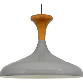 Bamyum Champion Træ Hanger, 35 cm Hanglamp Metaal E27 Scandinavische Grijs Hanglamp