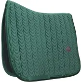 Kentucky Horsewear Horsewear - Velvet Zadeldoek - Zadeldekje - Skin Friendly - Dressuur - Dennegroen