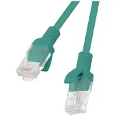 Lanberg Stevige UTP-netwerkkabel categorie 5e Lanberg PCU5-20CC-0025-G Groen 25 cm