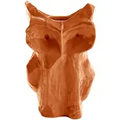 Serax Vaas Owl S After Midnight Orange 16,5 x 15,5 x 23 cm