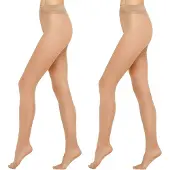 Giulia - Infinity klassieke 40den (Multipack) panty - Naturel - L