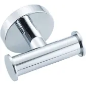 FortiFura Calvi Handdoekhaak - rond - dubbel - chroom Double_Towelhook_CHR