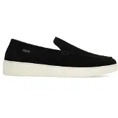 Manfield Zwarte suède loafers | Maat 45