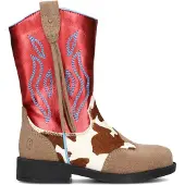 Shoesme Cowboylaarzen rood Leer Maat 33