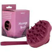 Bellody Hoofdhuid Massageborstel - Bordeaux Red