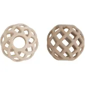 Babys Only Speelbal clay/warm linen - 2-pack