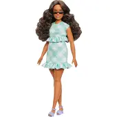 Barbie - Fashionistas Doll Mint Green Dress with Glasses - - HYT96