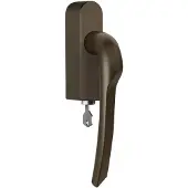 Formani Rivio by Gensler GL102-DKLOCK-O draaikiepgarnituur afsluitbaar linksdraaiend - brons