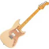 Squier Classic Vibe Duo-Sonic HS MN Gold Anodized Pickguard Desert Sand