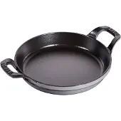 Staub ronde ovenschaal gietijzer Ø20 cm Grafietgrijs