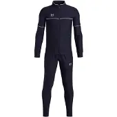 Under Armour Challenger Trainingspak Full-Zip Kids Donkerblauw Wit