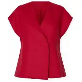 Selected Bodywarmer bloedrood