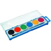 Titanum Aquarelverf Set - 6 Levendige Kleuren voor Kinderen