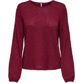 ONLY Blouse 'ONLBELLE' donkerrood