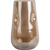 PT Living Vaas Luster Organic Large Shiny Chocolate Brown
