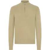 Casual Friday Trui ' CFHEINE halfzip ' bruin