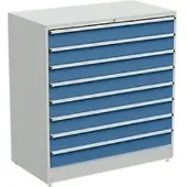 Treston Ladekast, 8 schuifladen, B 1330 x D 715 x H 1400 mm