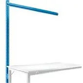 Manuflex Opbouwframe, Aanbouwtafel SPECIAAL werktafel-/werkbanksysteem UNIVERSAL/PROFI, 1500 mm, lichtblauw