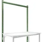Manuflex Opbouwframe, Basistafel STANDAARD werktafel-/werkbanksysteem UNIVERSAL/PROFI, 1500 mm, resedagroen