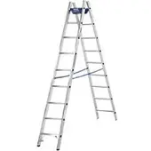 Krause Dubbele trapladder, 2 x 8 sporten, + toolbag GRATIS
