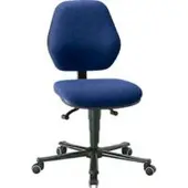 BIMOS Labostoel LEANOS 9133, stoffen bekleding, Duotec blauw