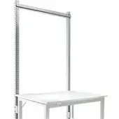 Manuflex Opbouwframe, Basistafel SPECIAAL werktafel-/werkbanksysteem UNIVERSAL/PROFI, 1250 mm, aluminium zilver