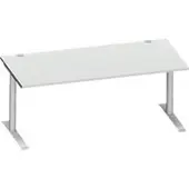 Schäfer Shop MODENA FLEX bureau, 1800 x 800 mm, lichtgrijs