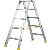 HACA Dubbele trapladder MEHRSI, 5 treden, 7,5 kg