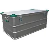 Gmoehling Maxi-box, licht metaal, met stapelhoeken, 135 l
