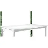 Manuflex Opbouwframe, laag, Basistafel SPECIAAL werktafel-/werkbank UNIVERSAL/PROFI, resedagroen
