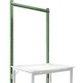 Manuflex Opbouwframe, Basistafel SPECIAAL werktafel-/werkbanksysteem UNIVERSAL/PROFI, 1250 mm, resedagroen