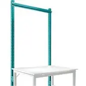 Manuflex Opbouwframe, Basistafel SPECIAAL werktafel-/werkbanksysteem UNIVERSAL/PROFI, 1250 mm, roodoranje