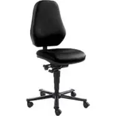 BIMOS Labostoel LEANOS 9138, kunstleer, Stamskin Top zwart