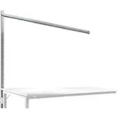 Manuflex Opbouwframe, Aanbouwtafel SPECIAAL werktafel-/werkbanksysteem UNIVERSAL/PROFI, 2000 mm, aluminium zilver