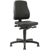 BIMOS Bureaustoel All-In-One Trend 9633, met wielen, integraalschuim, zwart