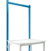 Manuflex Opbouwframe, Basistafel SPECIAAL werktafel-/werkbanksysteem UNIVERSAL/PROFI, 1250 mm, lichtblauw