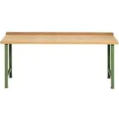 Schäfer Shop TOP-werkbank basiseenheid, basisuitvoering, groen, B 2000 mm
