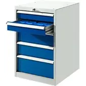 Schäfer Shop Ladekast SB 5801, lichtgrijs/blauw