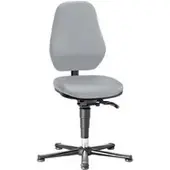 BIMOS Labostoel Basic 9135, met glijders, kunstleer, Stamskin Top grijs