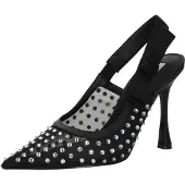 Steve madden Slingpumps 'Brylie-R' zwart / zilver