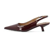 Bianco Slingpumps 'Kristin' donkerrood