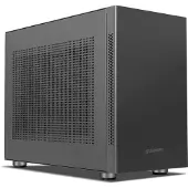 NOX Hummer Vault, Micro Tower, PC, Zwart, ITX, micro ATX, Metaal, SPCC, 15,5 cm