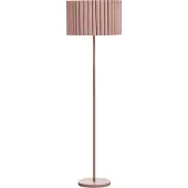 Beliani LOURENS - Staande lamp - Bruin - IJzer/Linnen