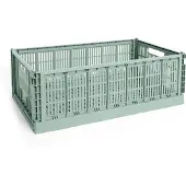 HAY Colour Crate Stapelbare Opbergdoos X-Large | Sage Green