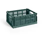 HAY - Colour Crate M Opbergkrat (Donkergroen)