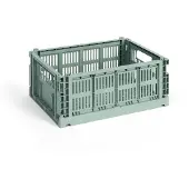 HAY Opbergbox Colour Crate Medium Sage Green