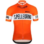 Santini Retro San Pellegrino fietsshirt met korte mouwen - S