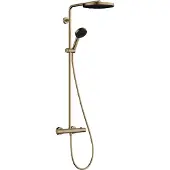 Hansgrohe Pulsify Doucheset, geborsteld brons