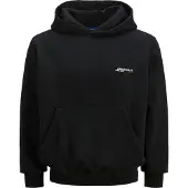 Jack & Jones Sweatshirt 'JORISLINGTON' kersrood / zwart / wit